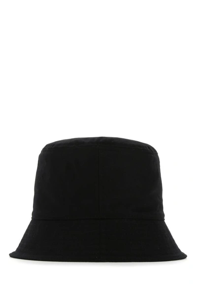 Shop Valentino Garavani Man Black Cotton Hat