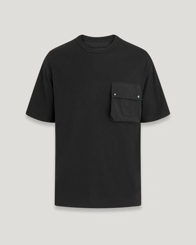 Shop Belstaff Castmaster Pocket T-shirt In Black
