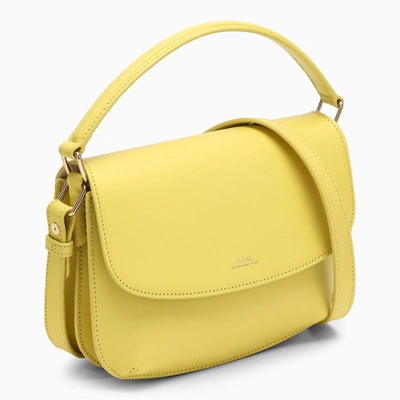 Shop Apc A.p.c. Sarah Shoulder Bag In Yellow