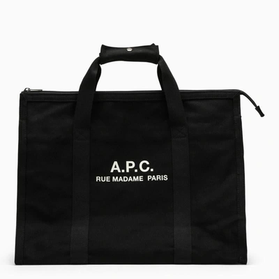 Shop Apc A.p.c. Shopping Bag With Logo In Black