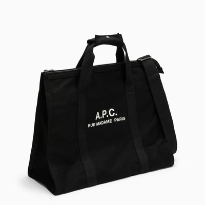 Shop Apc A.p.c. Shopping Bag With Logo In Black