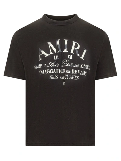 Shop Amiri T-shirt  District In Black