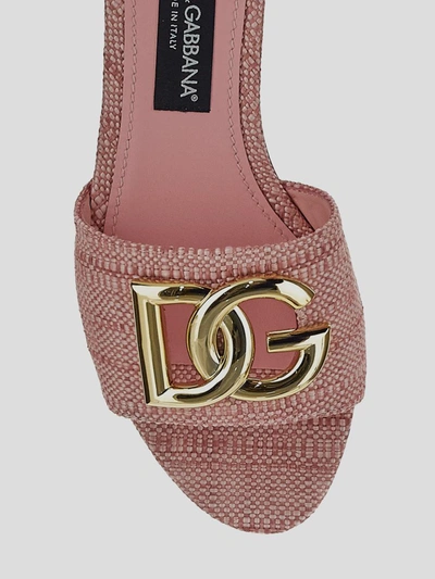 Shop Dolce & Gabbana Sandals In Rosababy