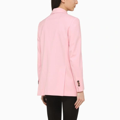 Shop Dsquared2 Double-breasted Jacket In Pink