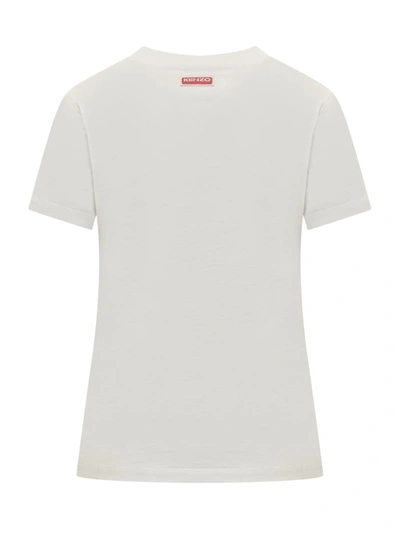 Shop Kenzo Elephant T-shirt In White