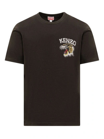 Shop Kenzo Tiger Varsity T-shirt In Black