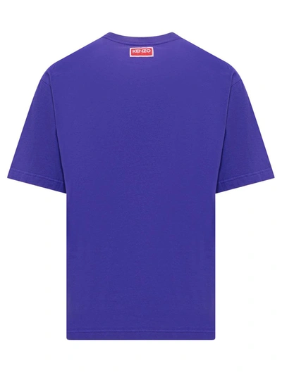 Shop Kenzo Tiger Varsity T-shirt In Purple