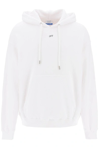 Shop Off-white Skate Hoodie With Off Logo