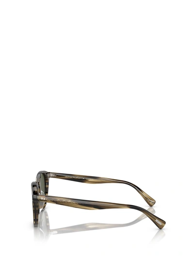 Shop Oliver Peoples Sunglasses In Olive Smoke