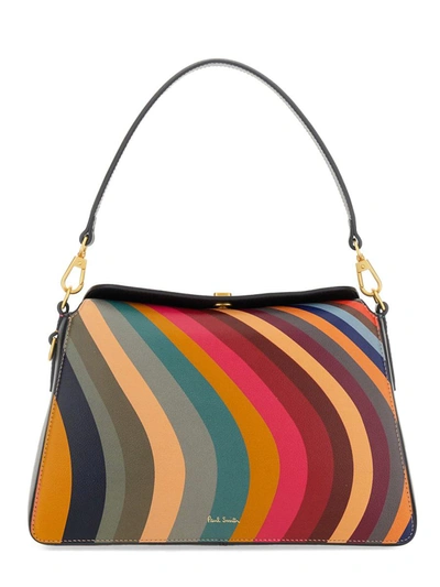 Shop Paul Smith Shoulder Bag "swirl" In Multicolour