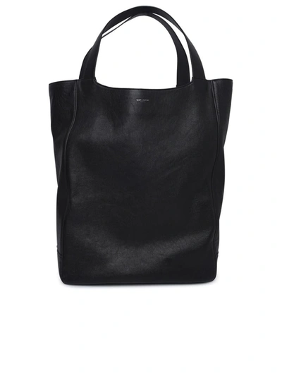 Shop Saint Laurent Black Leather Bag