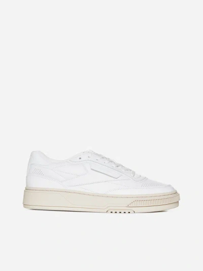 Reebok Club C Leather Sneakers In White
