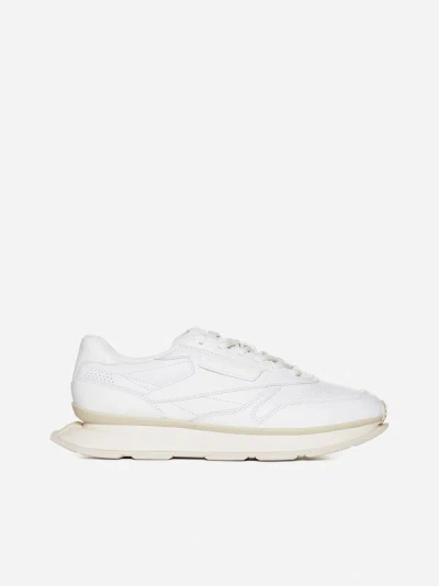 Shop Reebok Ltd Leather Sneakers In White