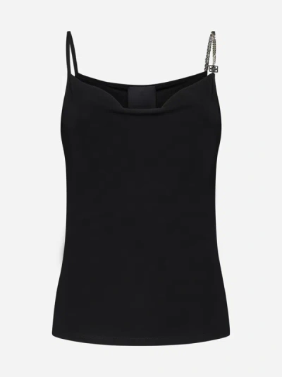 Shop Givenchy Viscose Camisole In Black