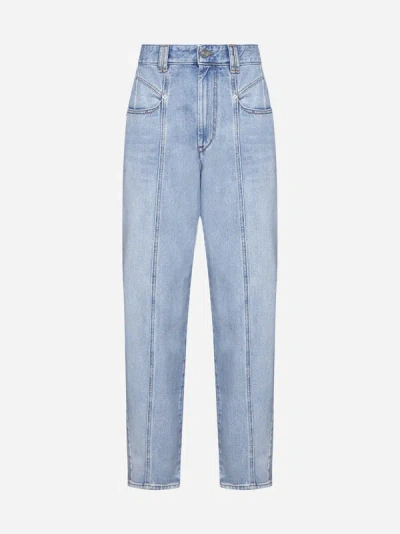 Shop Isabel Marant Vetan Jeans In Ice Blue