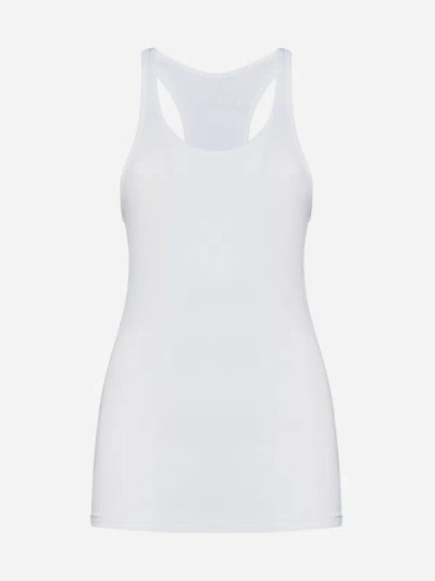 Shop Isabel Marant Tenesy Cotton Tank Top In White