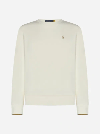 Polo Ralph Lauren Long Sleeve Pullover In Cream