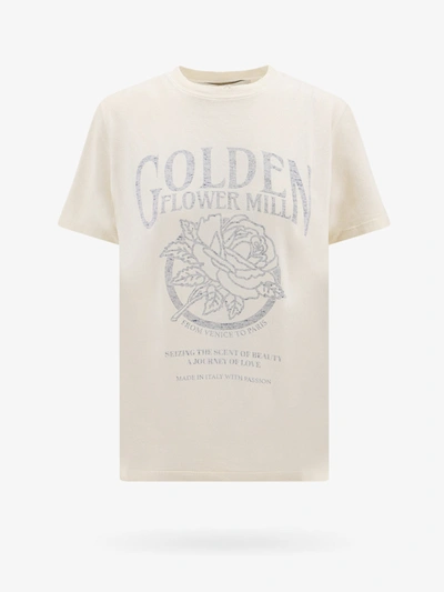 Shop Golden Goose T-shirt In Beige