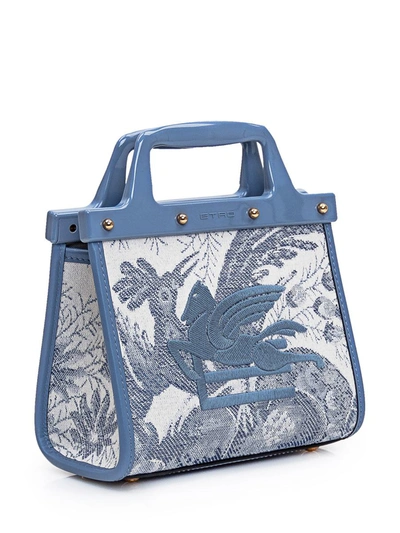 Shop Etro Love Trotter Small Bag In Blue