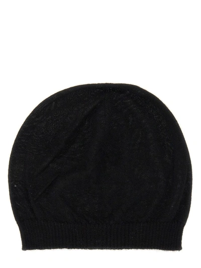Shop Rick Owens Cashmere Hat In Black
