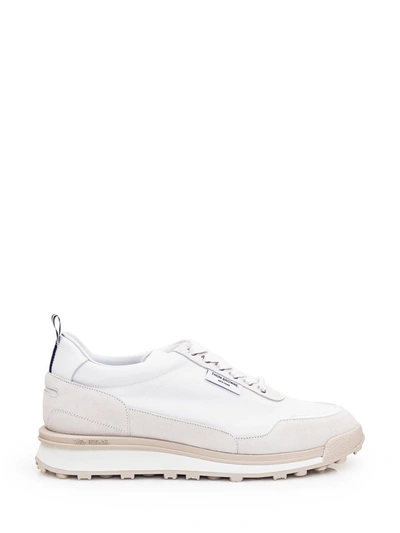 Shop Thom Browne Sneaker Alumni Trainer In White