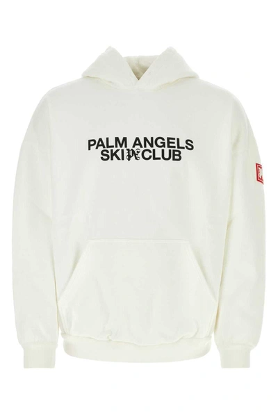 Shop Palm Angels Sweatshirts In White