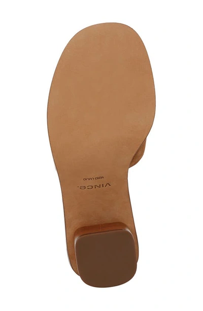 Shop Vince Donna Slide Sandal In Sequoiabrown