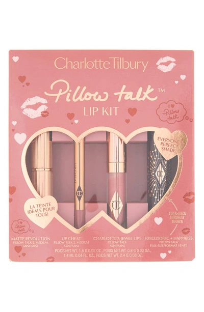Shop Charlotte Tilbury Pillow Talk Lip Wardrobe (limited Edition) $74 Value