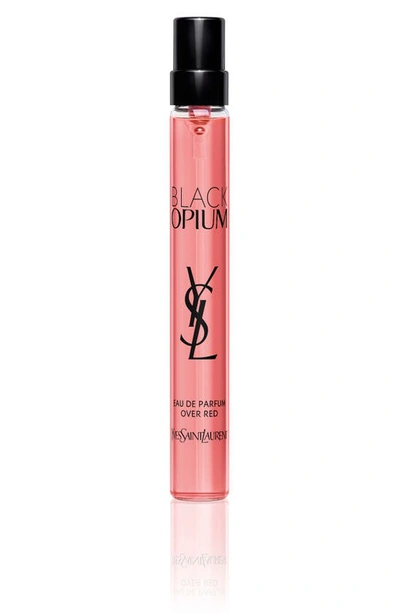 Saint Laurent Black Opium Eau De Parfum Over Red Travel Spray 0.33 oz Eau De Parfum