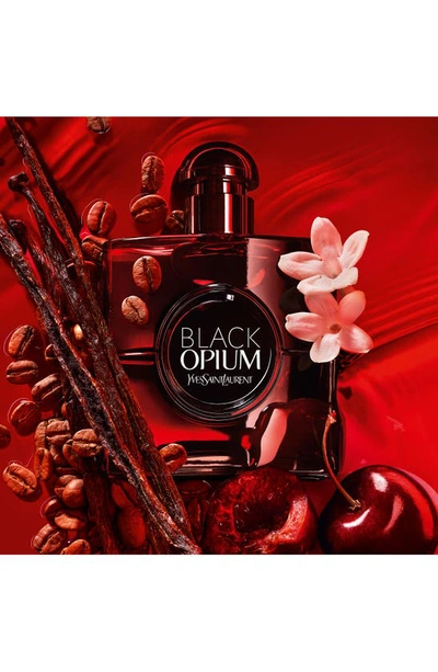 Saint Laurent Black Opium Eau De Parfum Over Red Travel Spray 0.33 oz Eau De Parfum
