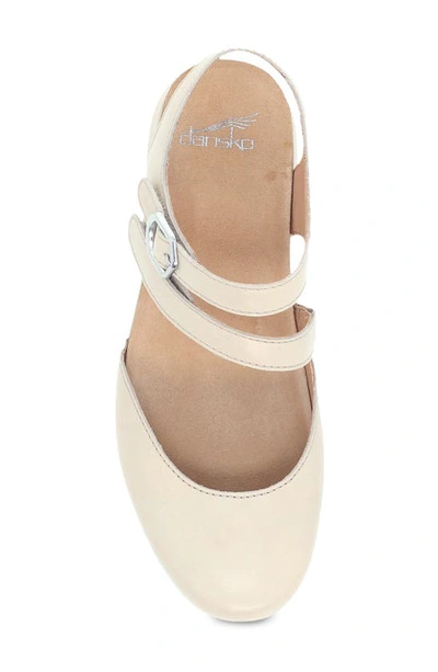 Shop Dansko Rissa Mary Jane Pump In Ivory