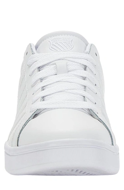 Shop K-swiss Court Tiebreak Sneaker In White/ White/ White