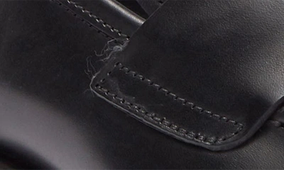 Shop Antonio Maurizi Leather Penny Loafer In Nero