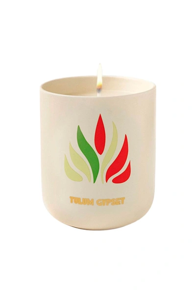 Shop Assouline Tulum Gypset Scented Candle In Green