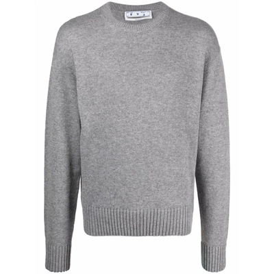 Shop Off-white Gray Wool Sweater