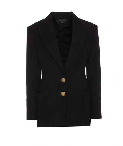 Shop Balmain Jackets In Black