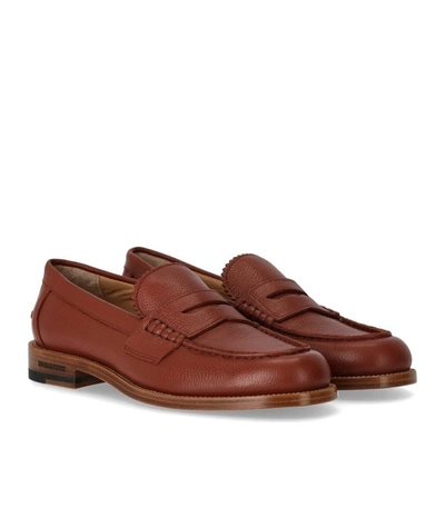 Shop Dsquared2 Beau Brown Loafer