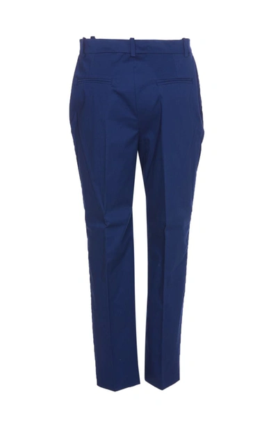 Shop Pinko Trousers In Blue