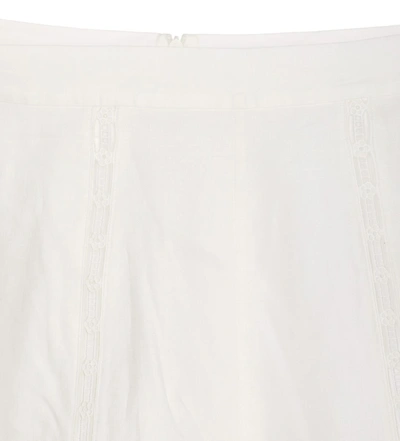 Shop Zimmermann Shorts In Bianco