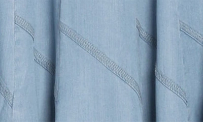 Shop T Tahari Tencel® Godet Maxi Skirt In Southern Blue