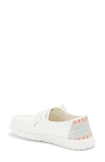 Shop Hey Dude Wendy Slip-on Sneaker In Lily White