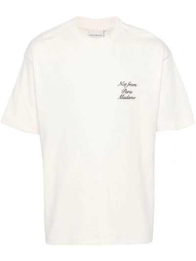 Shop Drôle De Monsieur Drole De Monsieur T-shirts And Polos In Beige