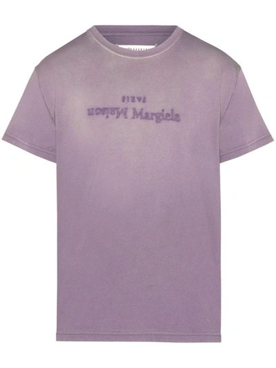 Shop Maison Margiela T-shirts And Polos In Purple