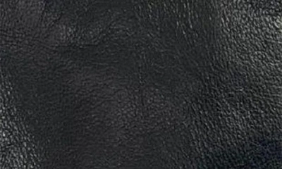Marcus Adler Ruched Leather Gloves In Black