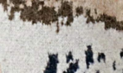 Marcus Adler Abstract Dolman Sleeve Knit Ruana In Tan