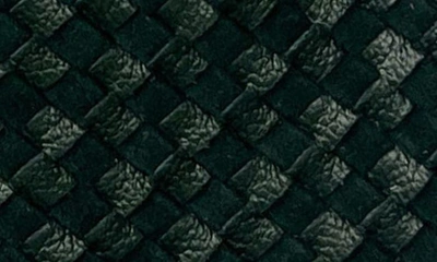 Marcus Adler Woven Leather Gloves In Olive