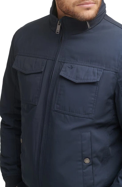 Shop Dockers ® Quilted Lined Flight Bomber Jacket In Navy