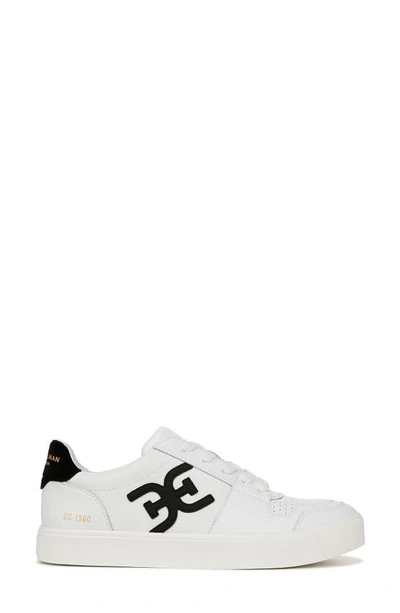 Shop Sam Edelman Ellie Sneaker In White/ Black