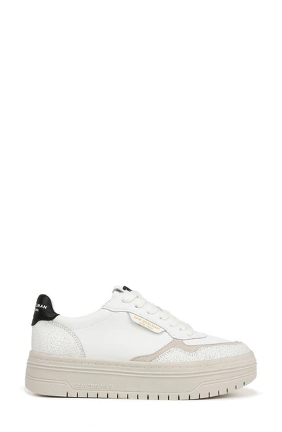 Shop Sam Edelman Blaine Platform Sneaker In White/ Light Stone/ Black