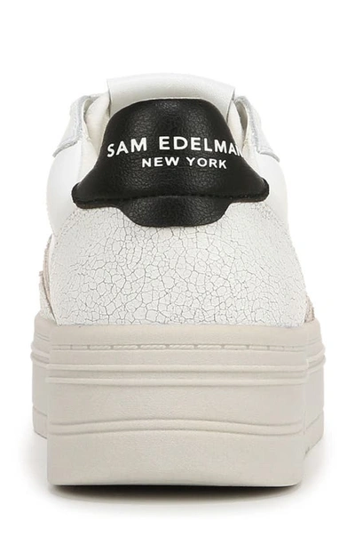 Shop Sam Edelman Blaine Platform Sneaker In White/ Light Stone/ Black